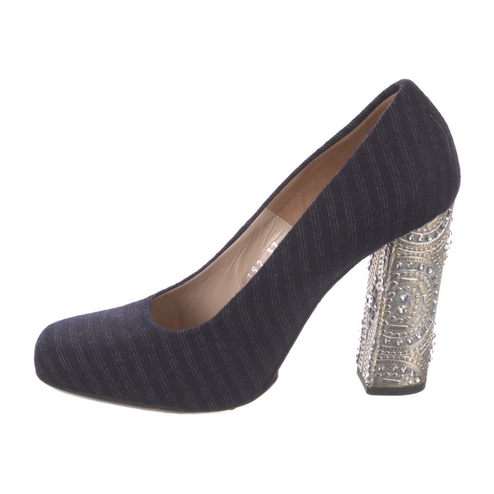 DRIES VAN NOTEN Crystal Embellishments Pumps